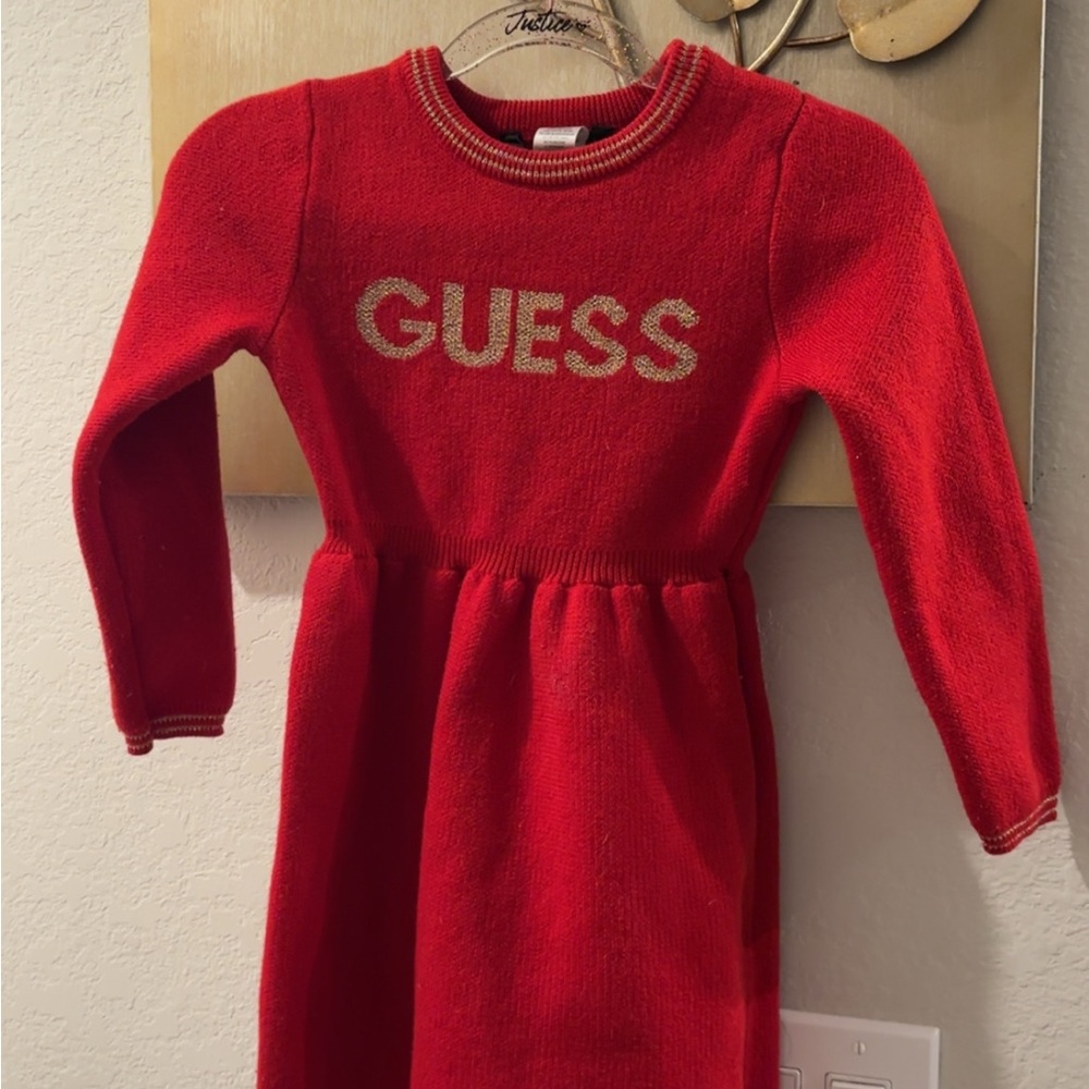 GUESS Red Kids Dress